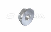 Nakrętka M8 kołnierzowa ząbk.